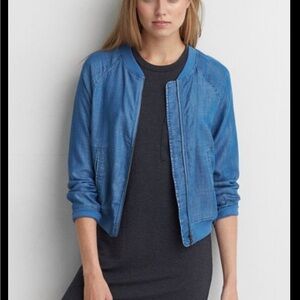 AE Denim bomber jacket